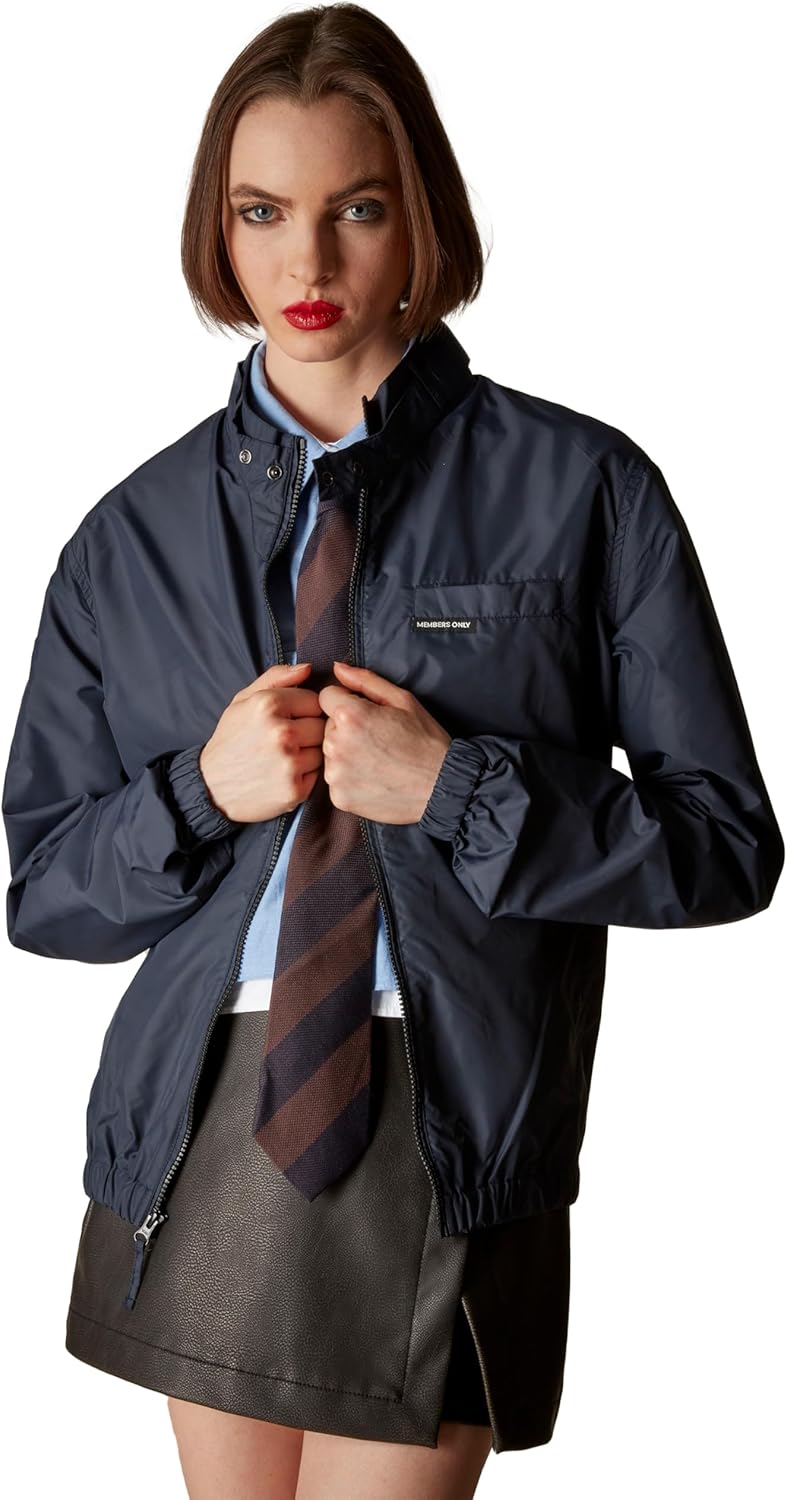 Members Only Women's Packable Oversized Jacket