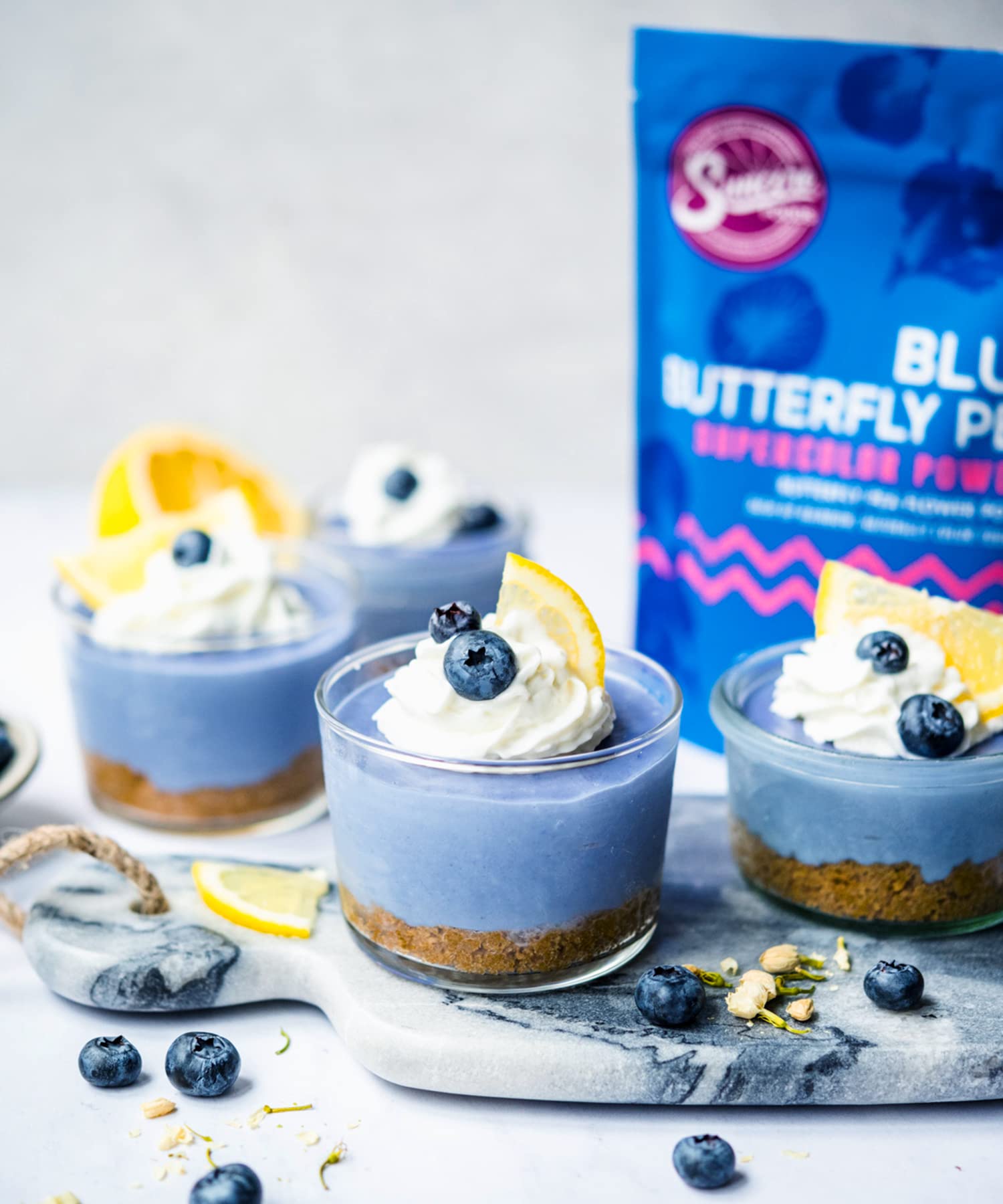 Buy Suncore Foods Premium Blue Butterfly Pea Supercolor Powder, 16oz