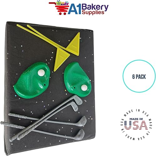 Miniatura 10 de Kit de decoración de pasteles kit de decoración de pasteles juguetes deportivos kit de golf con carro sin golfista