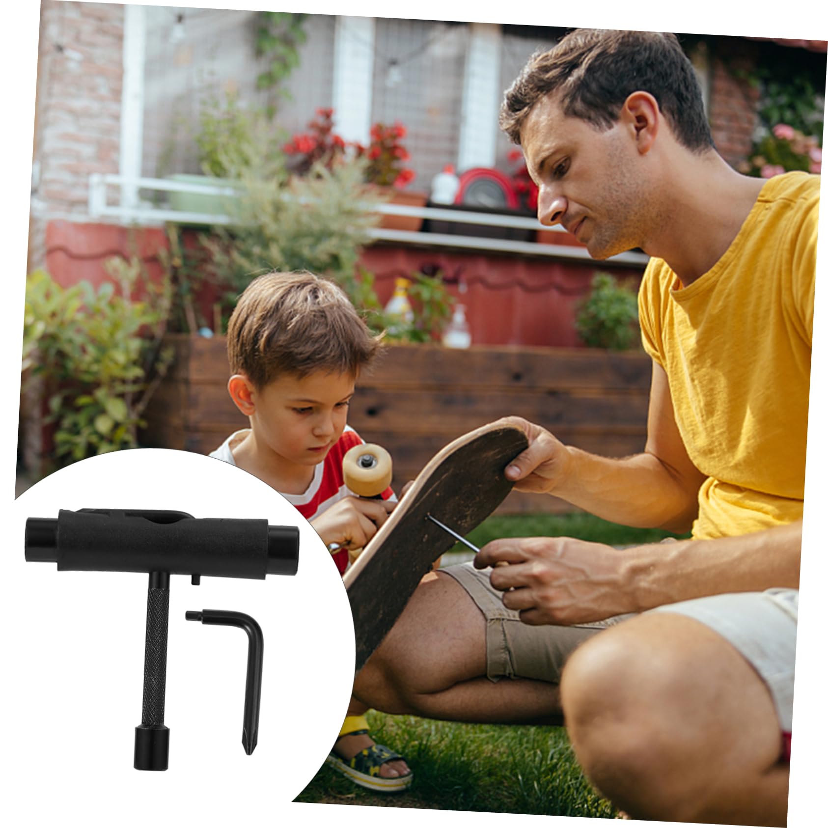 KESYOO Skate Wrench Tools t Font Tool Wrench for Skateboard Assembly Portable Skateboard Screwdriver Kit