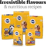 PEDIGREE Vitality+ Dry Food for Adult Dogs, Roasted Chicken & Vegetable Flavour, 100% Complete and Balanced Nutrition, 20kg Bag