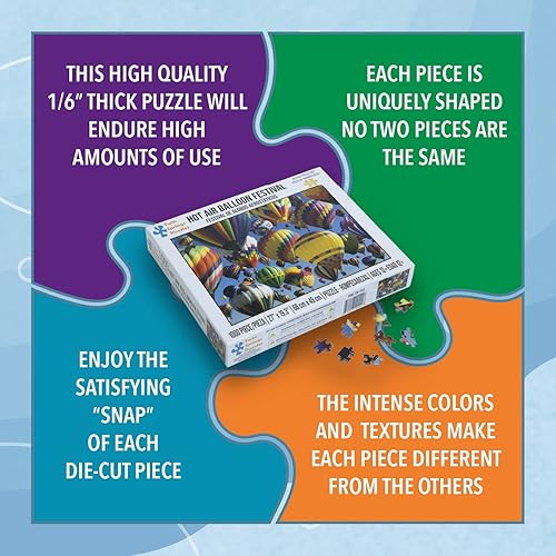 Miniatura 4 de Hot Air Balloon Festival Twin Spring Goods Rompecabezas de 1000 piezas 1000 piezas