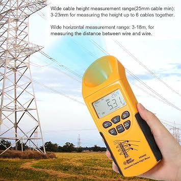 Ar600e Digital Ultrasonic Cable Height Meter,smart Sensor