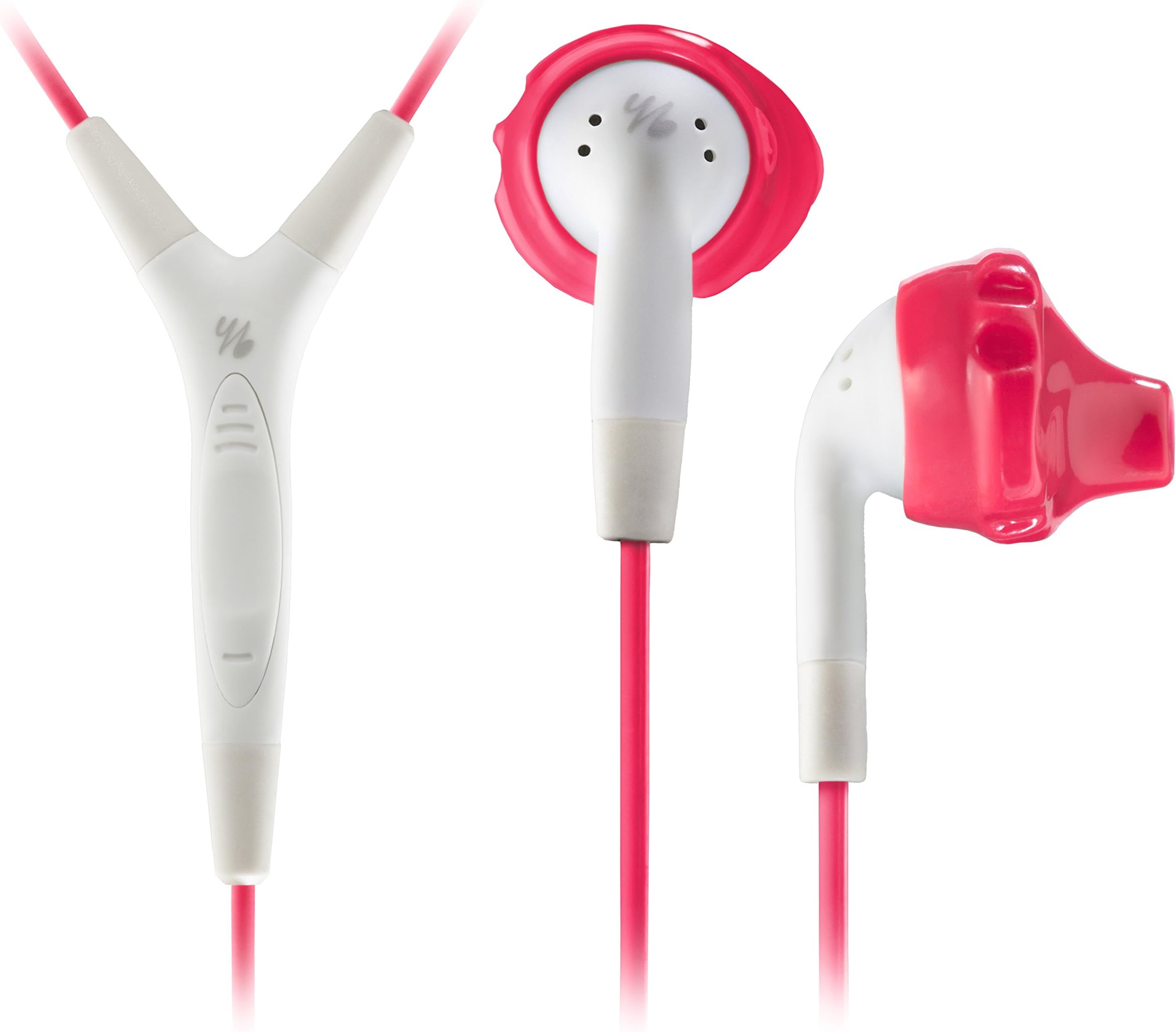 Arm Pocket Yurbuds Women's Inspire PRO 3 Button Control and Mic Sport Earbuds, Pink