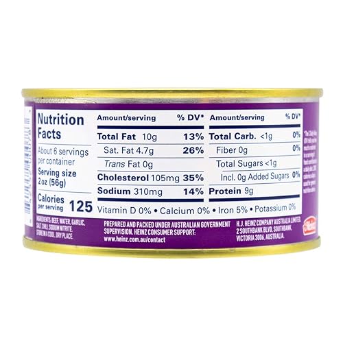 Miniatura 2 de Ox & Palm Carne en conserva con sabor a chile y ajo de 11.5 onzas (paquete de 12)