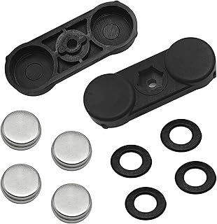 Battery Door Magnets & Retainer Kick Plate Latch Compatible with Freightliner Cascadia, Replace 22-68677-000 22-68678-000