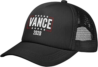 Hat President Vance 2028 JD Vance 28 Vote Vance 2028 Mesh Trucker Hat Men Baseball Cap Women Golf Dad Hats Black