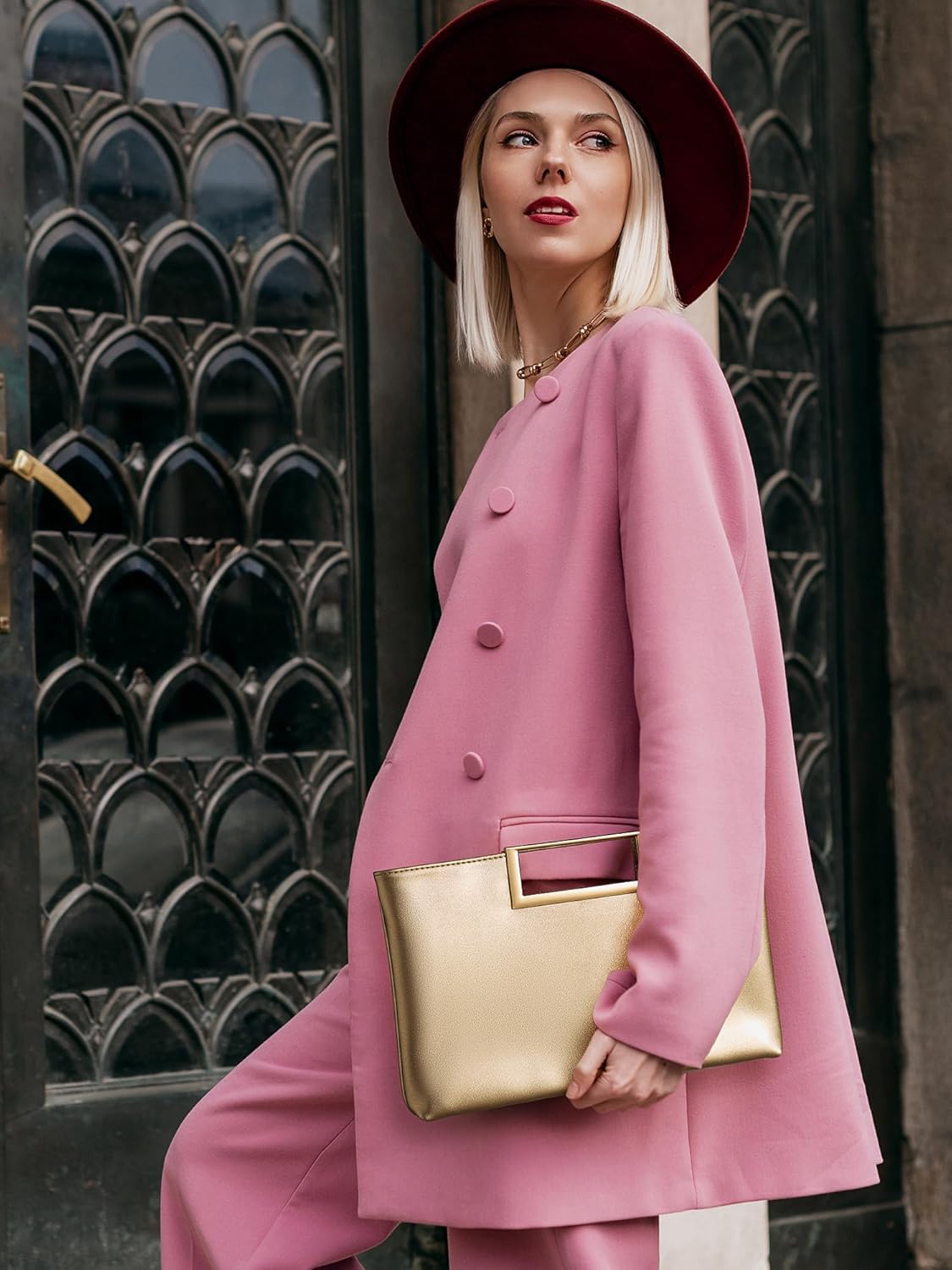 SWEETV CHUNLI Clutch Purses for Women Evening Formal, Fashion PU Leather Purse for Prom, Cocktail, and Wedding - Image 7