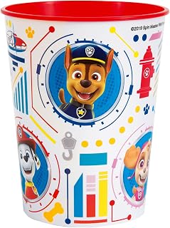 Unique Paw Patrol Plastic Stadium Cup - 16 Oz (1 Pc.) - Reusable Mulitcolor Party Cup, Perfect for Kids Parties, Birthdays, and Party Favors