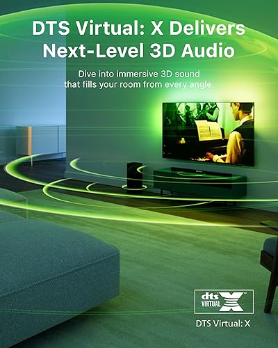 Miniatura 13 de PHILIPS Barra de sonido B5309 2.1 con subwoofer inalámbrico y DTS inmersivo Virtual: tecnología de audio X, potencia máxima de 240 W, graves