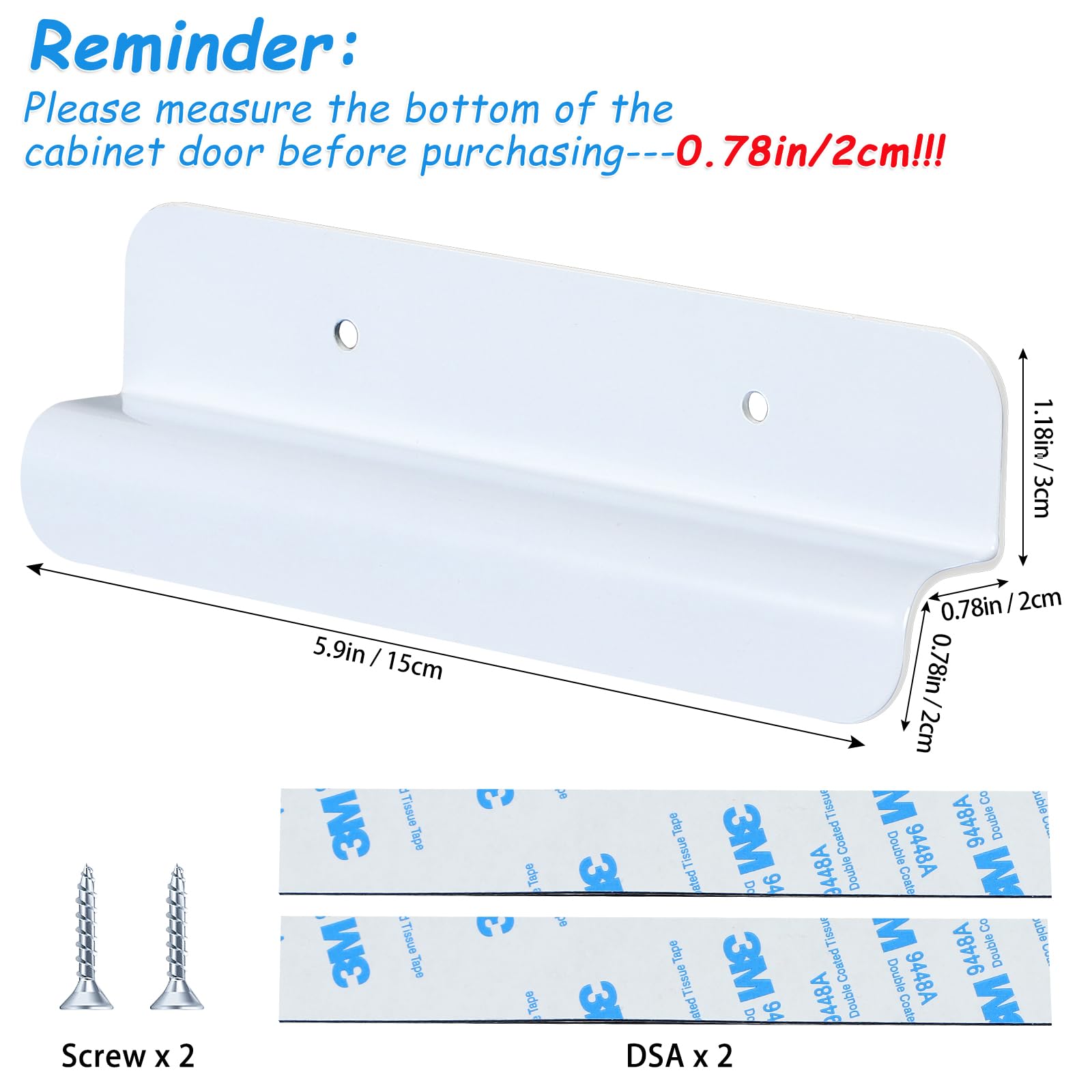 Touchless Cabinet Pull - Hands-Free Door Opener -2