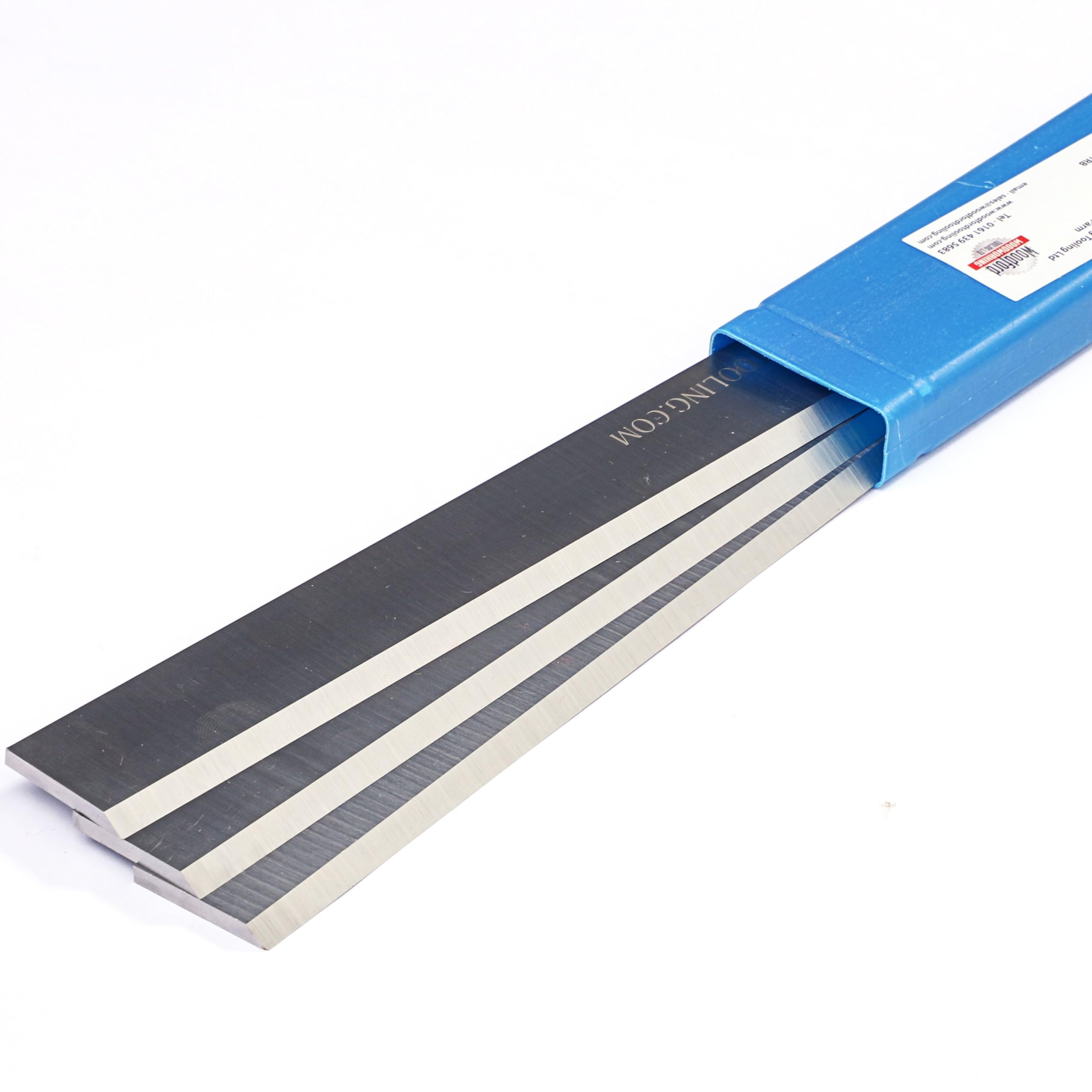 Xcalibur Tooling Grey 320 X 25 X 3Mm Planer Blades Resharpenable Hss Set Of 3 Thicknesser Knives Made By