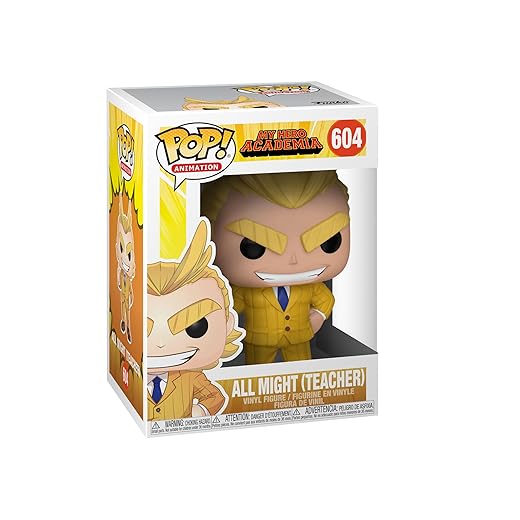 Funko 42932 Pop! Vinyl Mha S3 - Teacher All Might My Hero Academia Collectible Figure, Standard, Multicolor