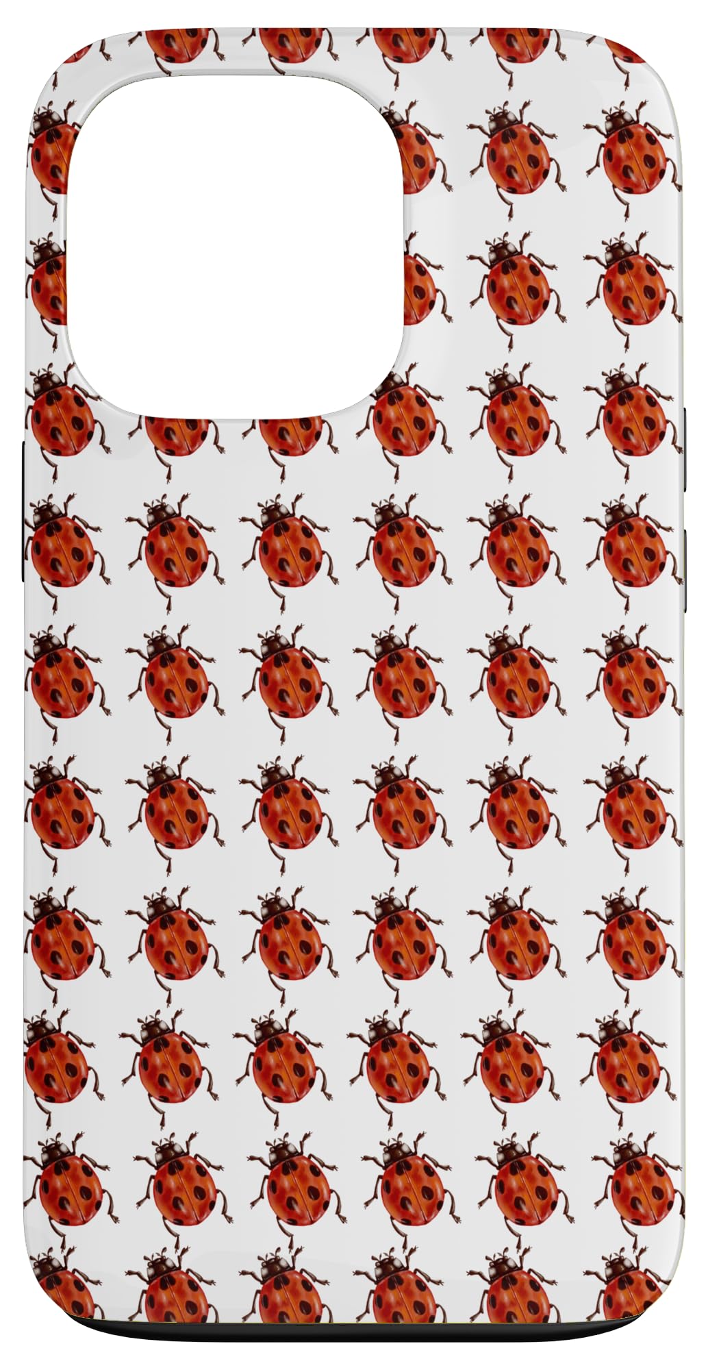 Ladybug Lover – Cute Indie Bug Print with Retro Whimsy Case for iPhone 13 Pro