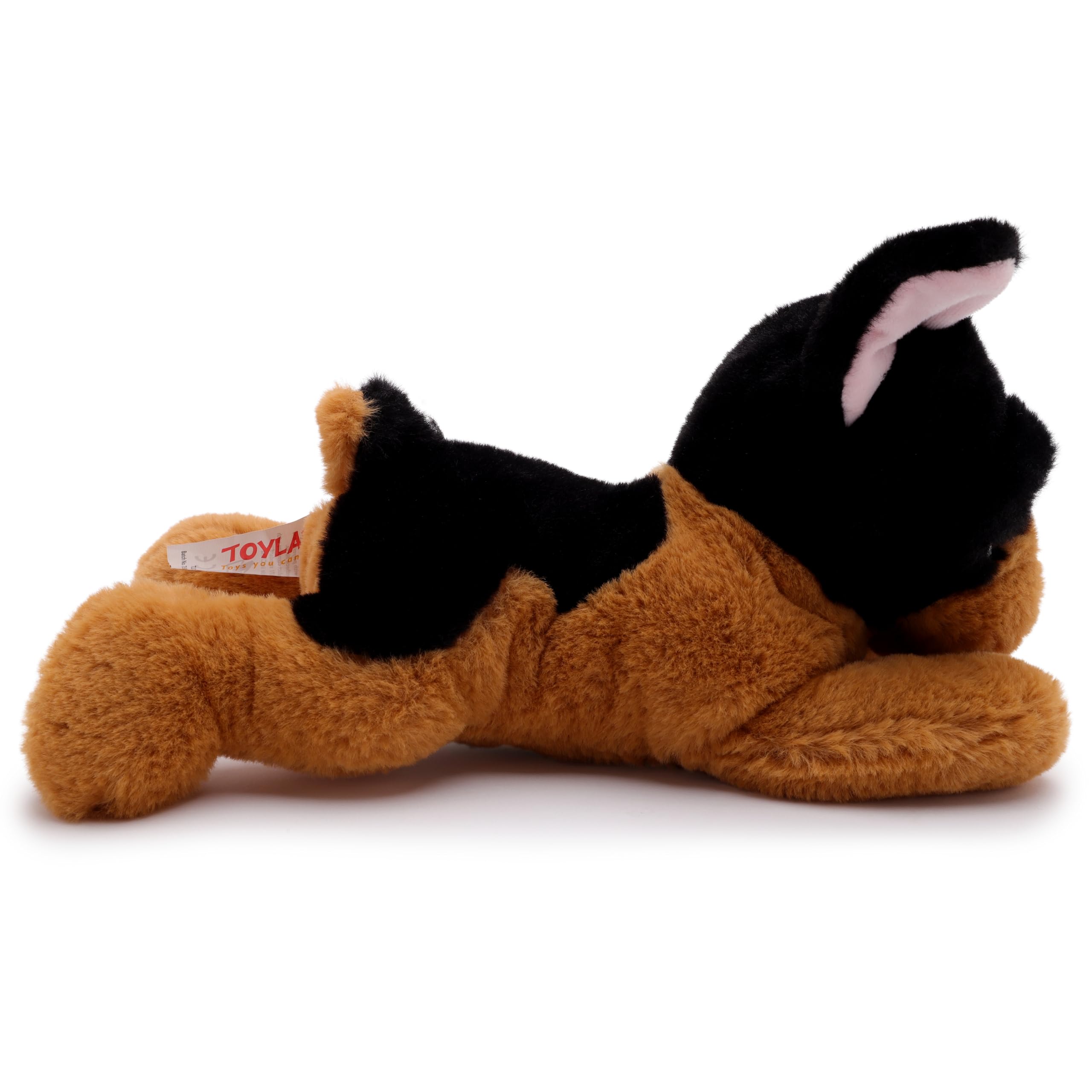Toyland® 25cm (10") Hugo The French Bulldog Soft Toy - Lying Down Plush Dog - Suitable From Birth, Light Red, 25Cm (10 Inches) - Image 2