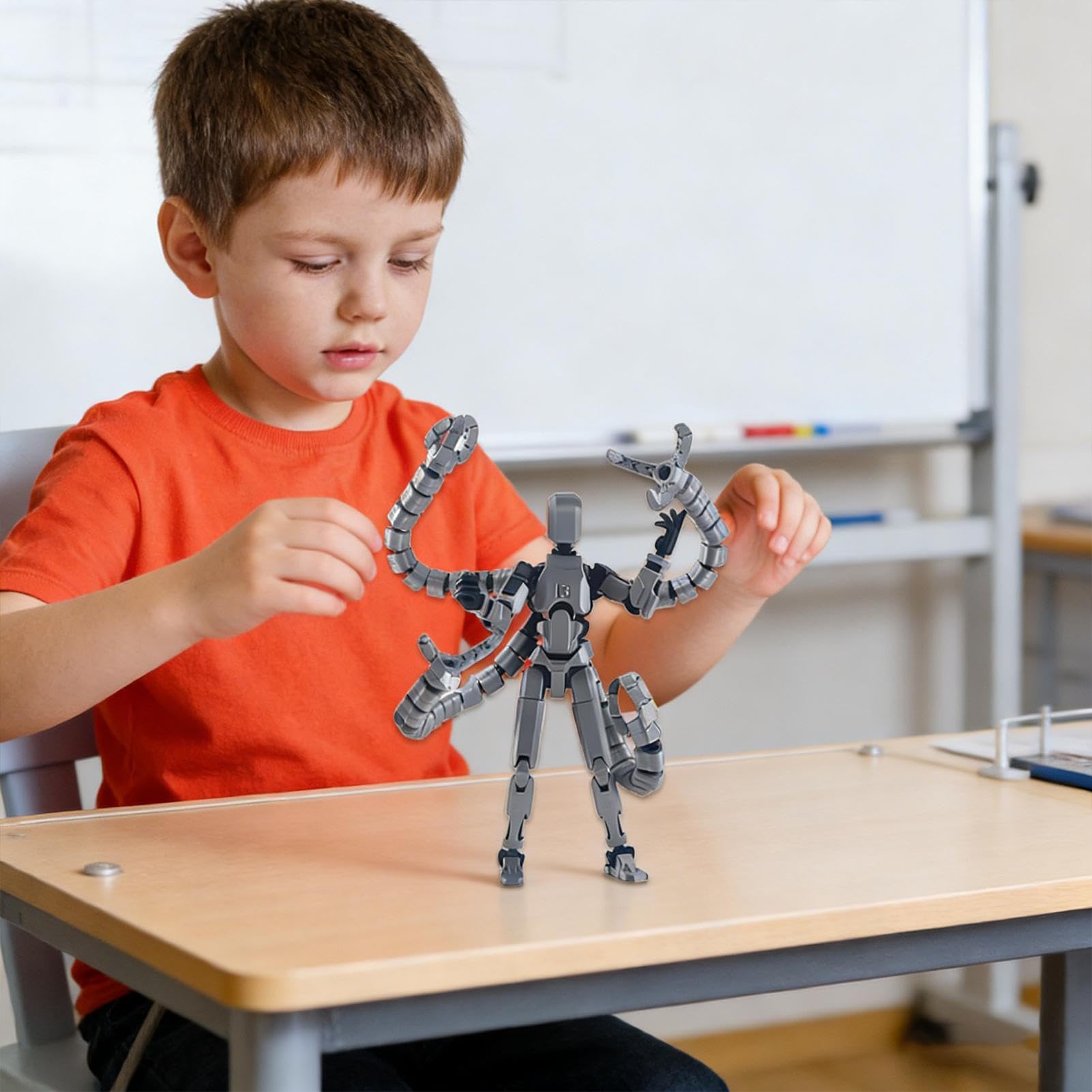 3D Printed Mannequin Toys, Action Figure Already Assembly, Multis-Jointed Movable Model With 3 Hand Types And 7 Tool Options - Image 6