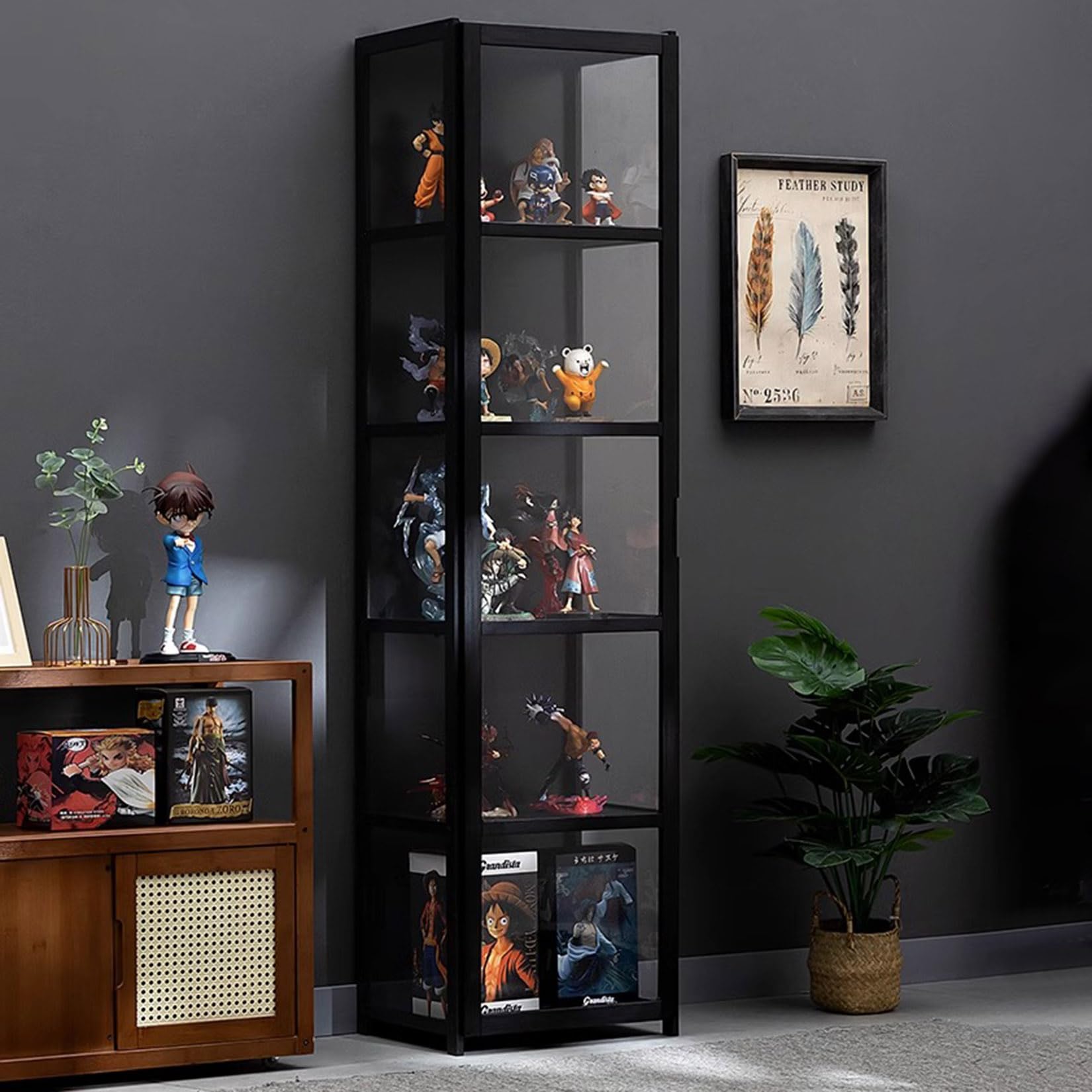 Amazon.co.jp: フィギュアケース アクリル クリア 棚 コレクション