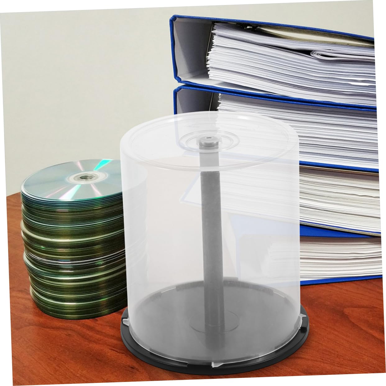 LABRIMP 4pièces Rangement Cd Et Dvd Organisateur Portable Pour Disques Support Pratique Et Pour Collection De Cd Dvd