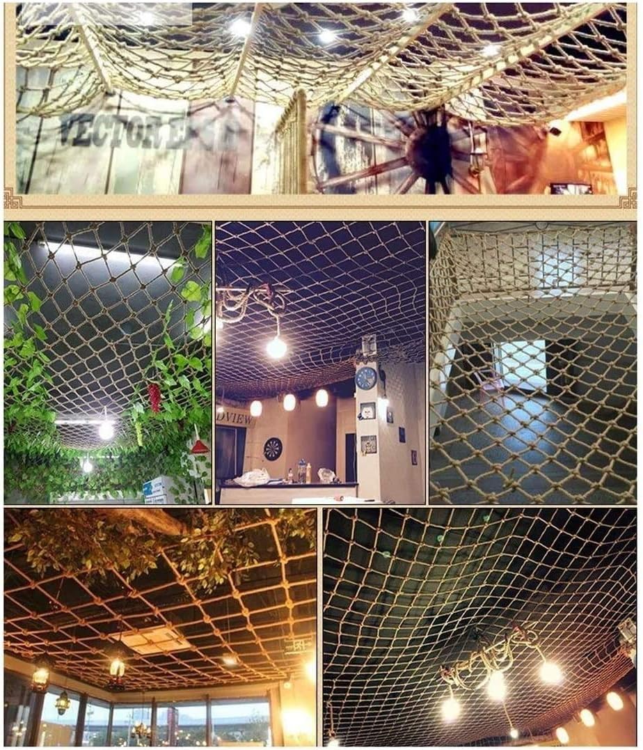 Child Climbing Net Safety Net, Balcony Protective Net Shatterproof Net Decoration, Anti-cat Net Garden Hammock Swing Safety Net, Weaving Net Child Protective Net Rope Netting