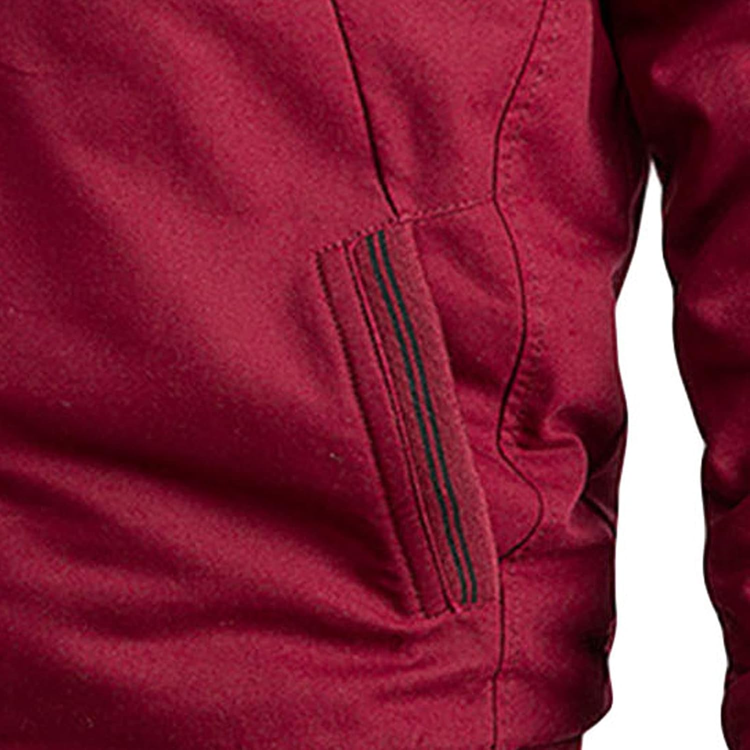 DGHM-JLMY Men's Cotton Washed Casual Baseball Jacket Softshell Flight Bomber Jacket Spring Fall Casual Outerwear with Pocket