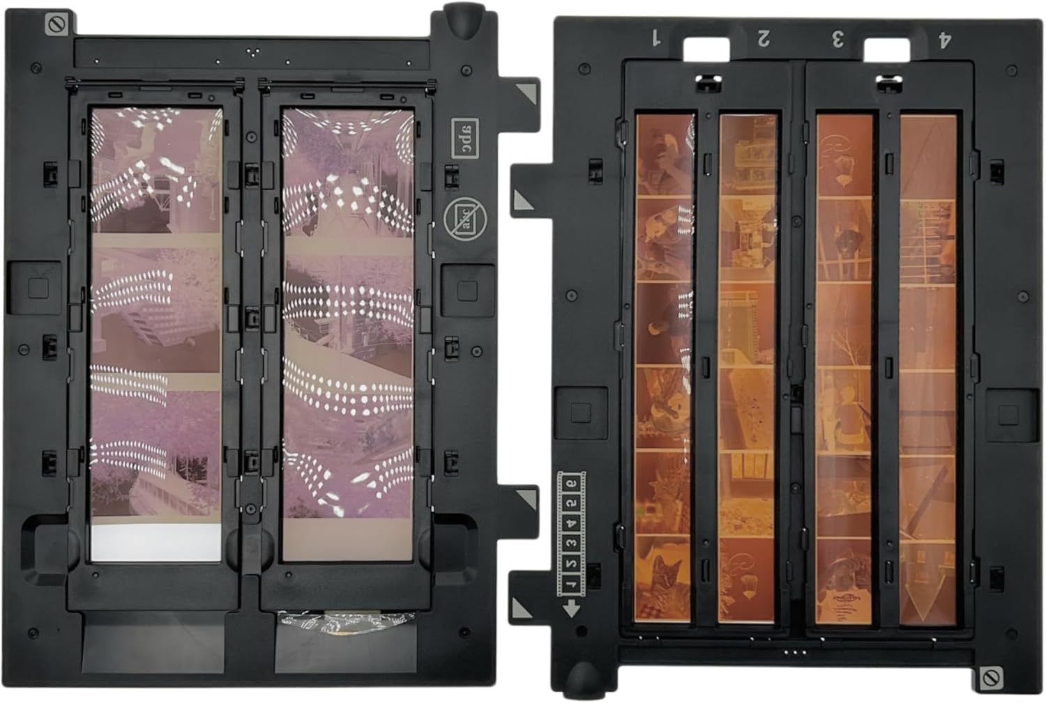 120/220 & 35mm/135 Medium Format Positive Photo Negative Film Holder Guide Compatible with Epson Perfection V700 V800 Photo V750 V850 Pro Scanner