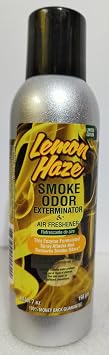 Smoke Odor Exterminator 198 gm/ 7 oz Large Spray Lemon Haze 7oz Can of a Pack., Assorted