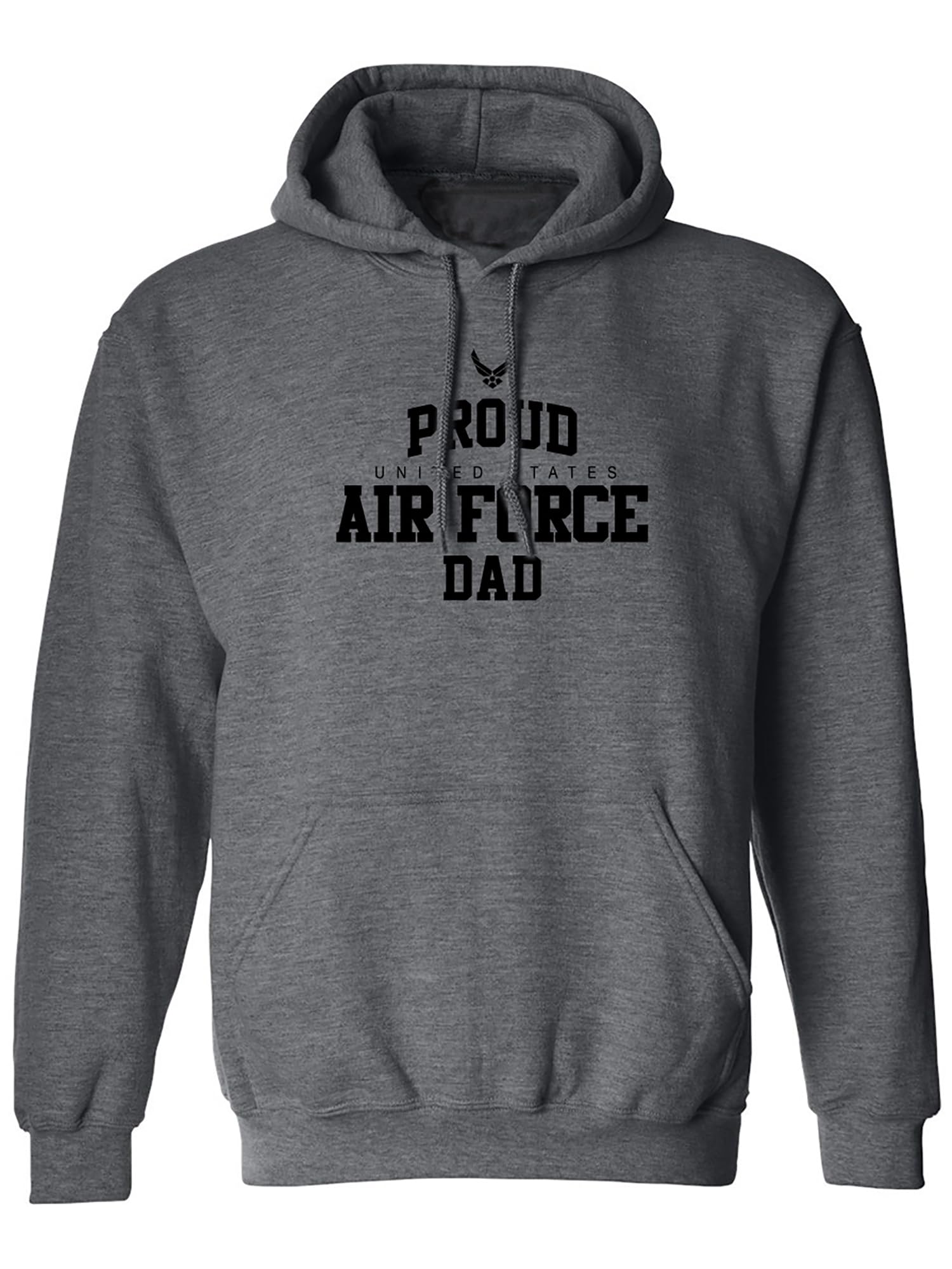 zerogravitee Proud Air Force DAD Adult Hooded Sweatshirt