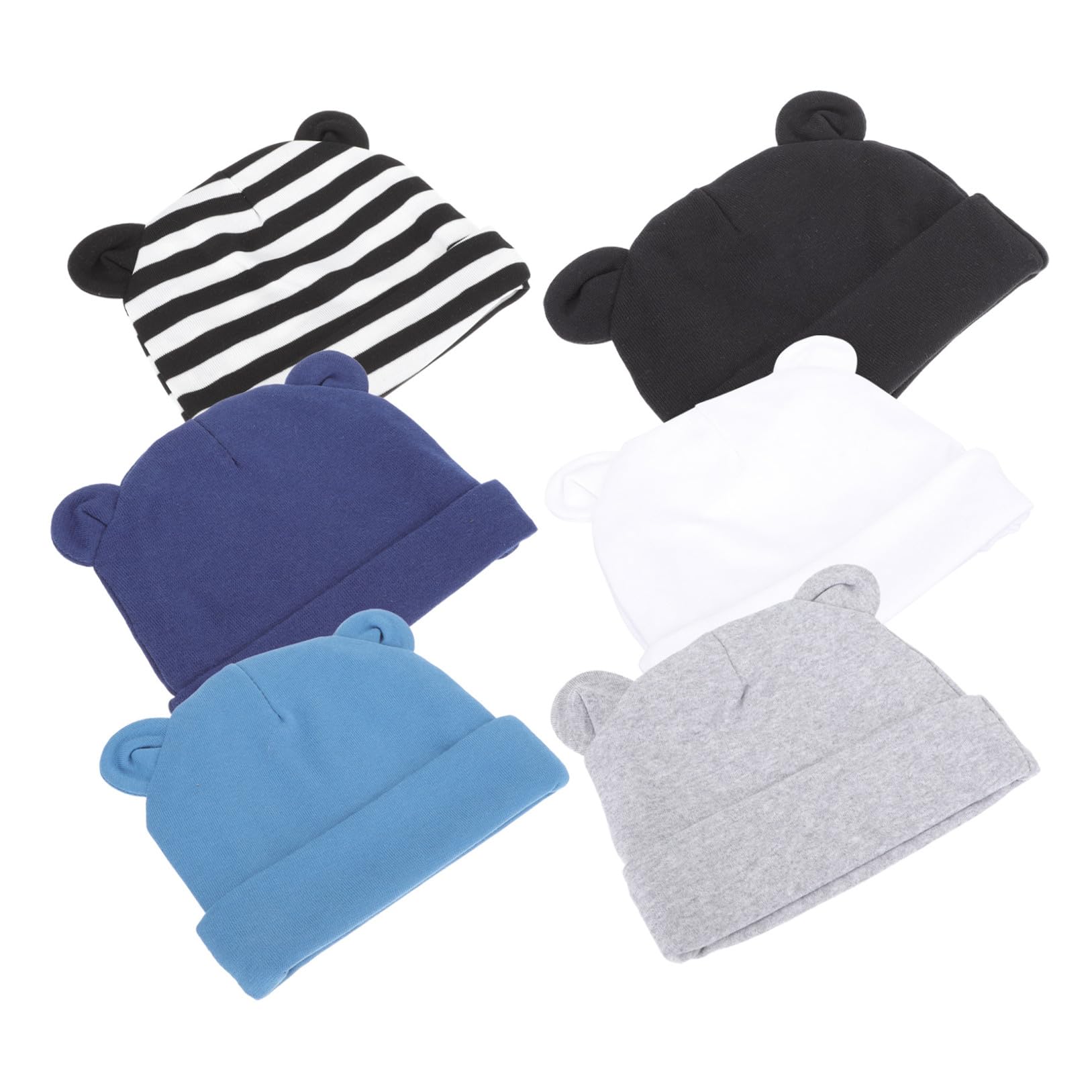 VALICLUD Gorro Fetal Infantil Gorros Navideños Sombreros Navideños Gorros De Recién Nacido con Orejas Bebe 0-6 Meses Sombrero Turbante Sombreros Recién Nacidos
