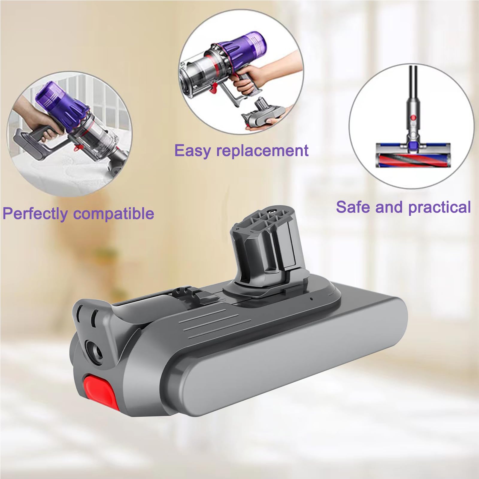 ダイソンV12用バッテリー Replacement battery for your Dyson V12 Slim vacuum | Dyson