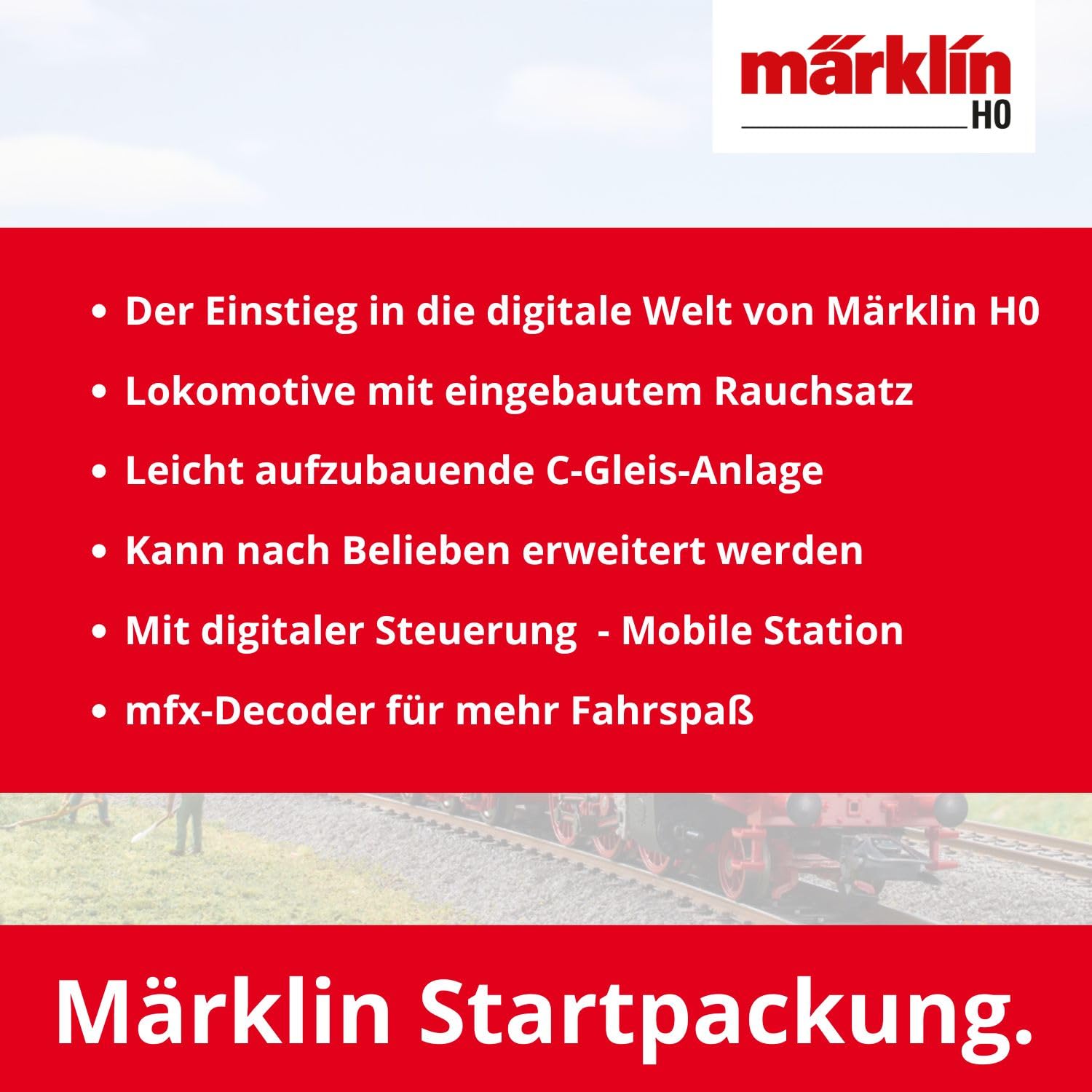 Kit de démarrage numérique Train de Marchandises avec BR 24