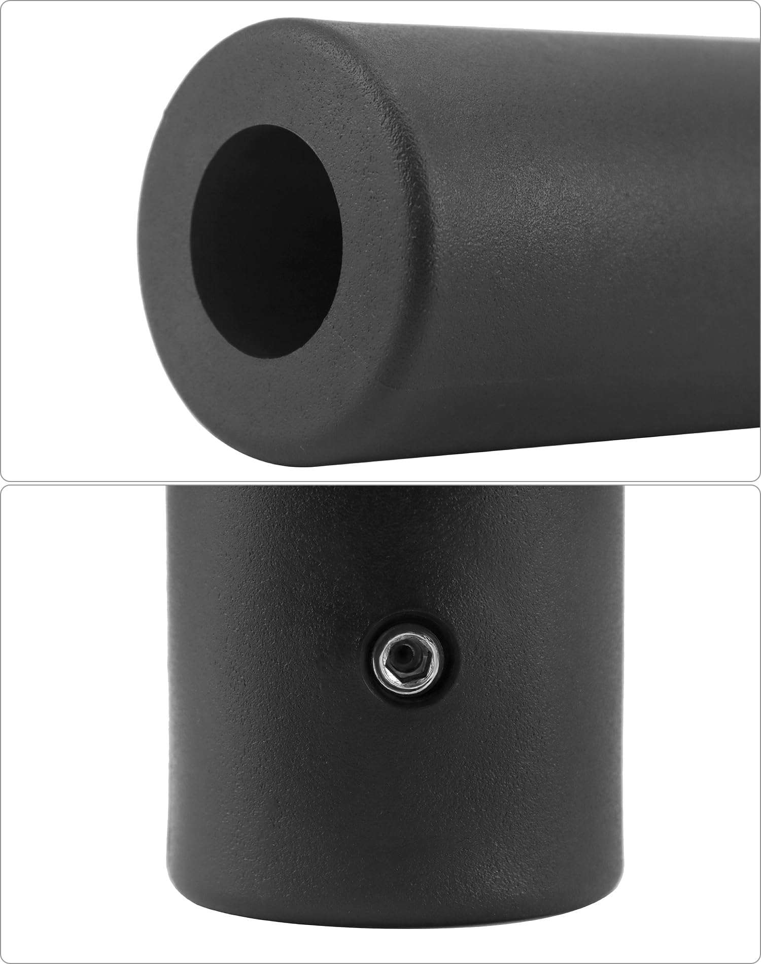 QWORK® Sztanga adaptera, konwertuj pręty 25 mm na pręty 50 mm, plastikowy adapter sztangi