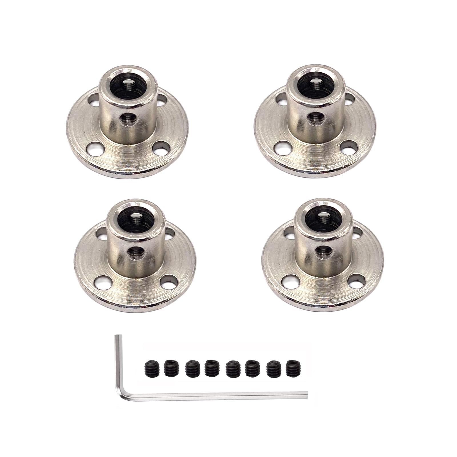 Rigid Flange Couplings - 6 Pcs for DIY Motors -13 Rigid Flange Couplings - 6 Pcs for DIY Motors -13