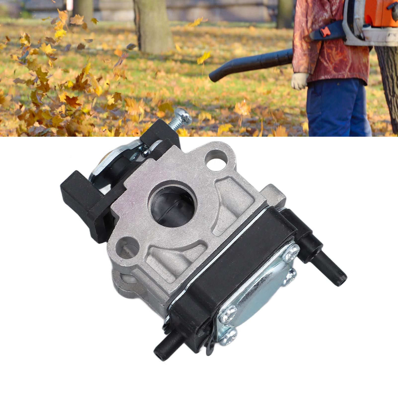 TOPINCN Set di Carburatori per Soffiatori per Foglie, Set di Gruppi di Lampadine per Primer in Spugna con Filtro dell'Aria in Alluminio per Hitachi RB24EA RB24EA(S) RB24EAP 23.9cc