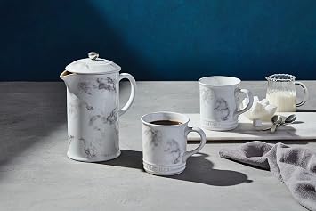 Le Creuset Stoneware Vancouver Mug, 14 oz., Marble