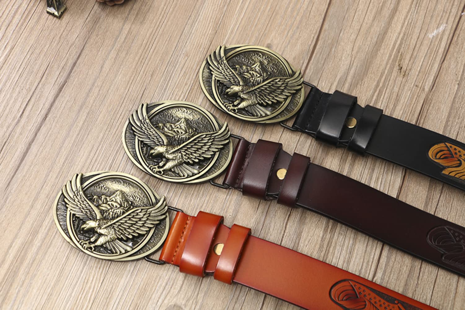 Gürtel, Herrengürtel, Herren Wendegürtel Leder Freizeitgürtel Mit Kratzfester Dornschließe/H/110Cm/43Inch