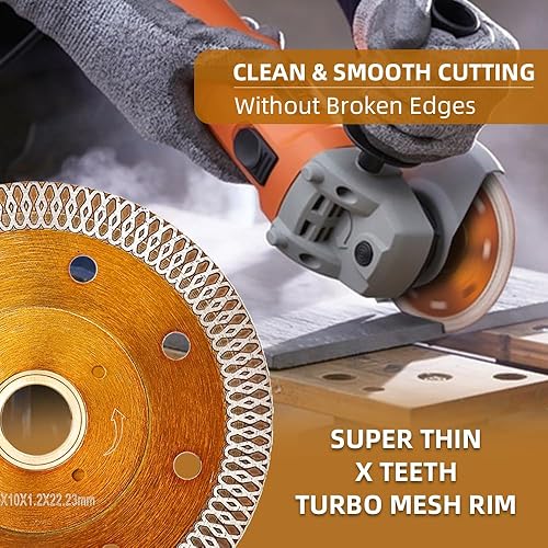 Miniatura 5 de 5 unidslote 4 "super fino diamante hoja de sierra porcelana azulejo corte cuchilla para granito mármol cerámica porcelana azulejo