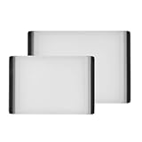 Good Grips 2-Piece Plastic Cutting Board Set &lpar;Pack of 1&rpar;&comma;Clear