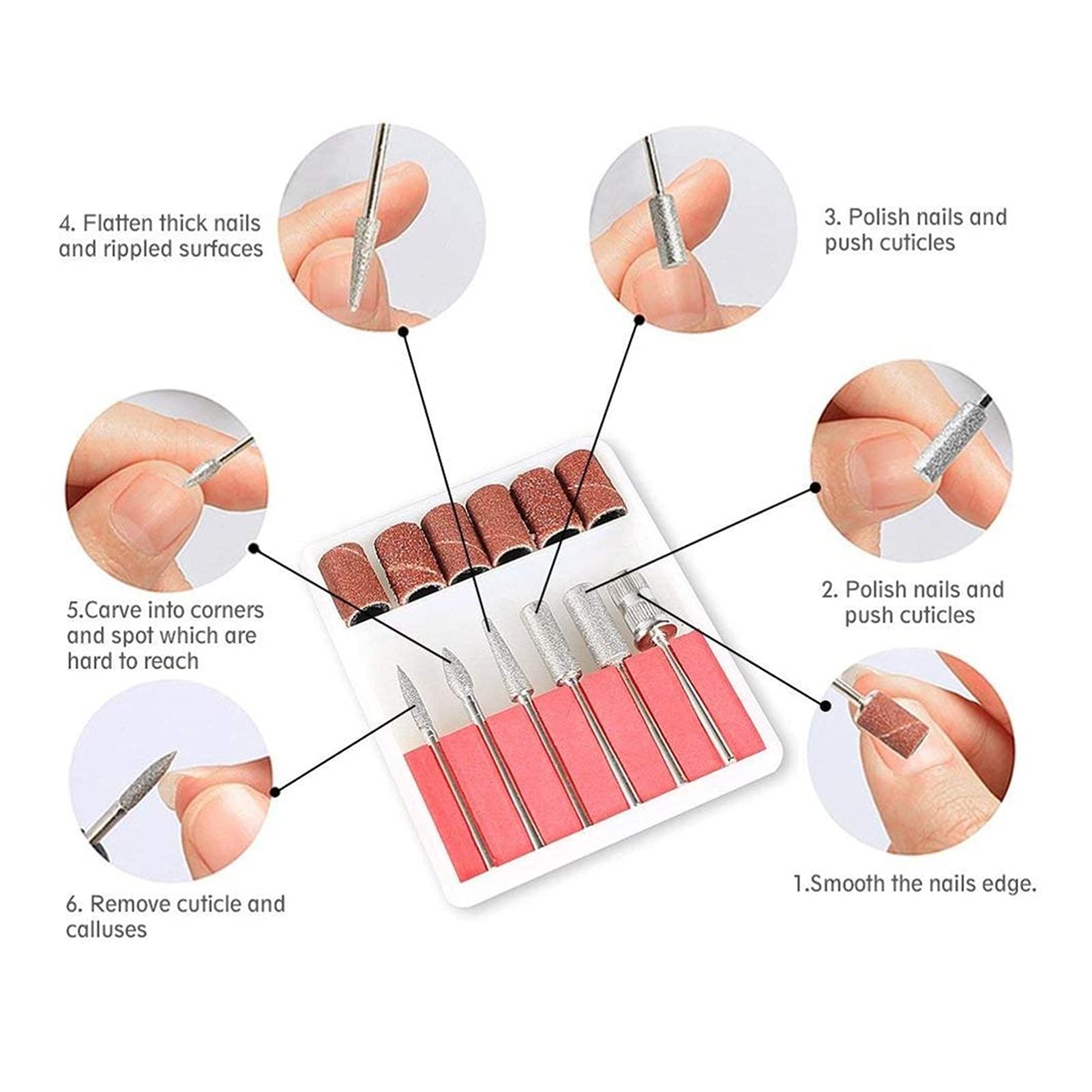 Wiertarka do paznokci Przenośny elektryczny wiertarka do paznokci piórowa żelowa manicure pedicure narzędzie polerowania