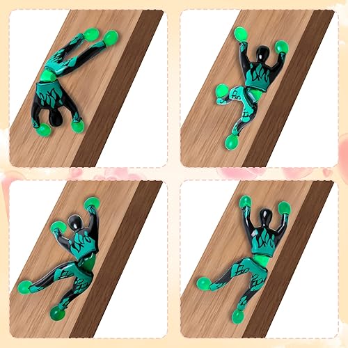 Miniatura 5 de Paquete de 28 tarjetas para el día de San Valentín para el aula y la escuela, tarjetas de San Valentín con hombres que escalan la pared, tarjetas de