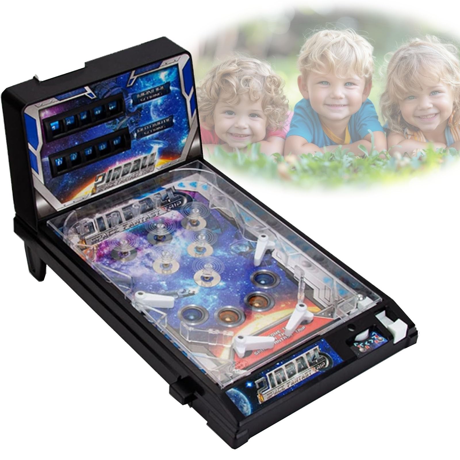 Cadeau amusant rétro avec ce flipper de table compact électronique - 8