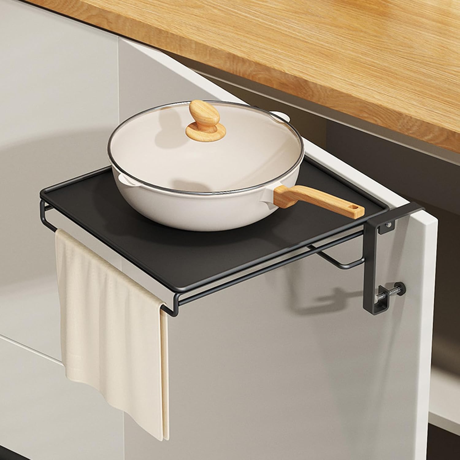 Easy Setup Hanging Rack for Bathroom Kitchen Includes Secure Hooks and Folding Mechanism Rustproof Shower Shelf
