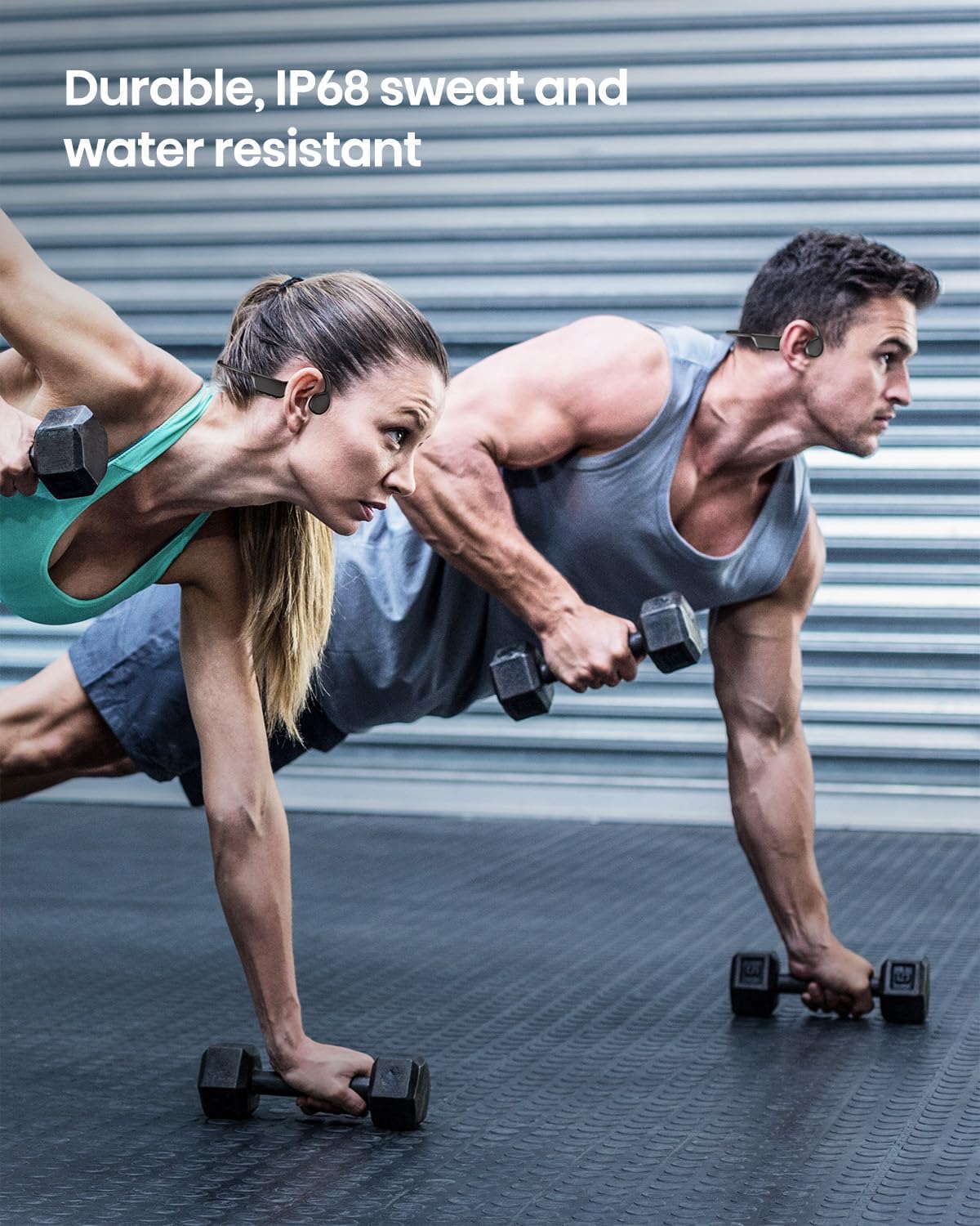 IP68 Waterproof Bone Conduction Swimming Headphones, Running, Cycling, Sports All-in-one Underwater Earbuds,Open Ear Wireless Headsets, Built-in MP3 Player 32GB Memory, Bluetooth 5.3 - Image 6