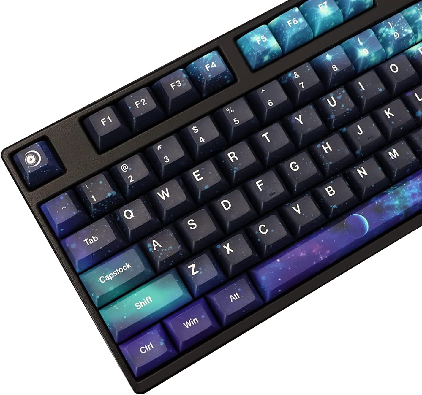 MOLGRIA Rote Samurai Tastenkappen, 129 Set PBT Tastenkappen für Gaming-Tastatur, Cherry Profile Dye Sublimation Custom Keycaps mit Puller für Gateron Kailh Cherry MX Switch 68/61 60 Prozent Tastatur