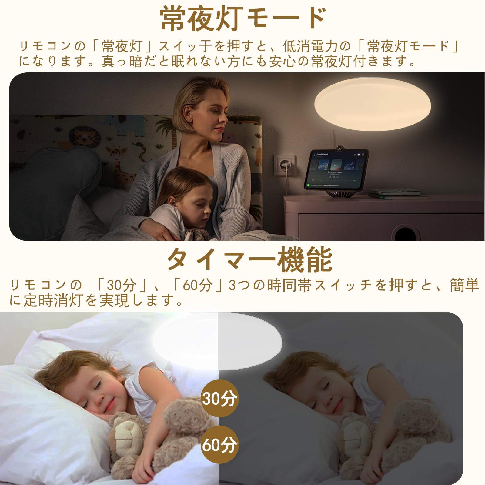 Amazon.co.jp : LEDシーリングライト 8-10 畳 33w 3500LM高輝度 無段階