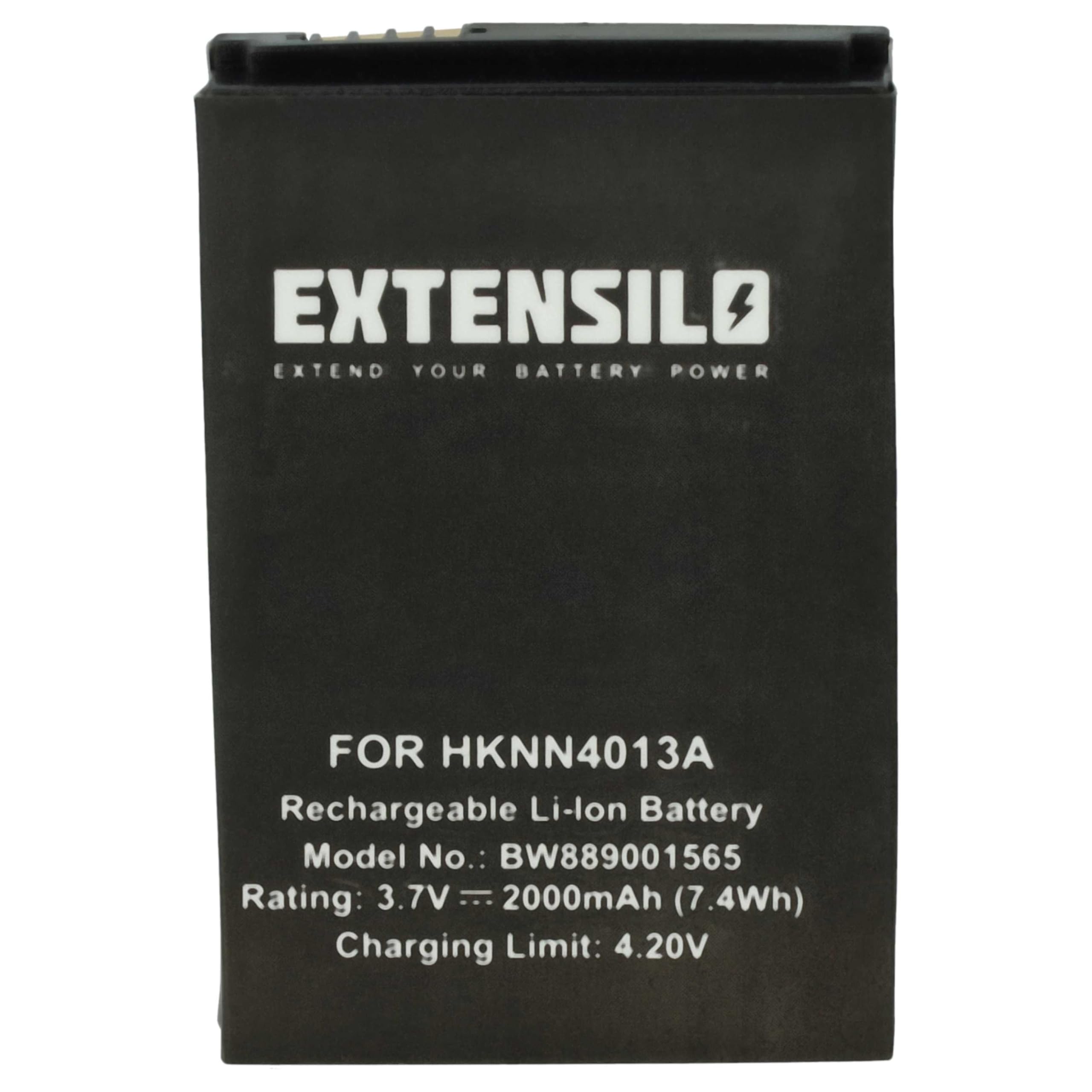 2x batteria sostituisce Motorola BT90, BT110, BT90, HKLN4440B, BT110, BT60 per radio (2000mAh, 3,7V, Li-Poly)