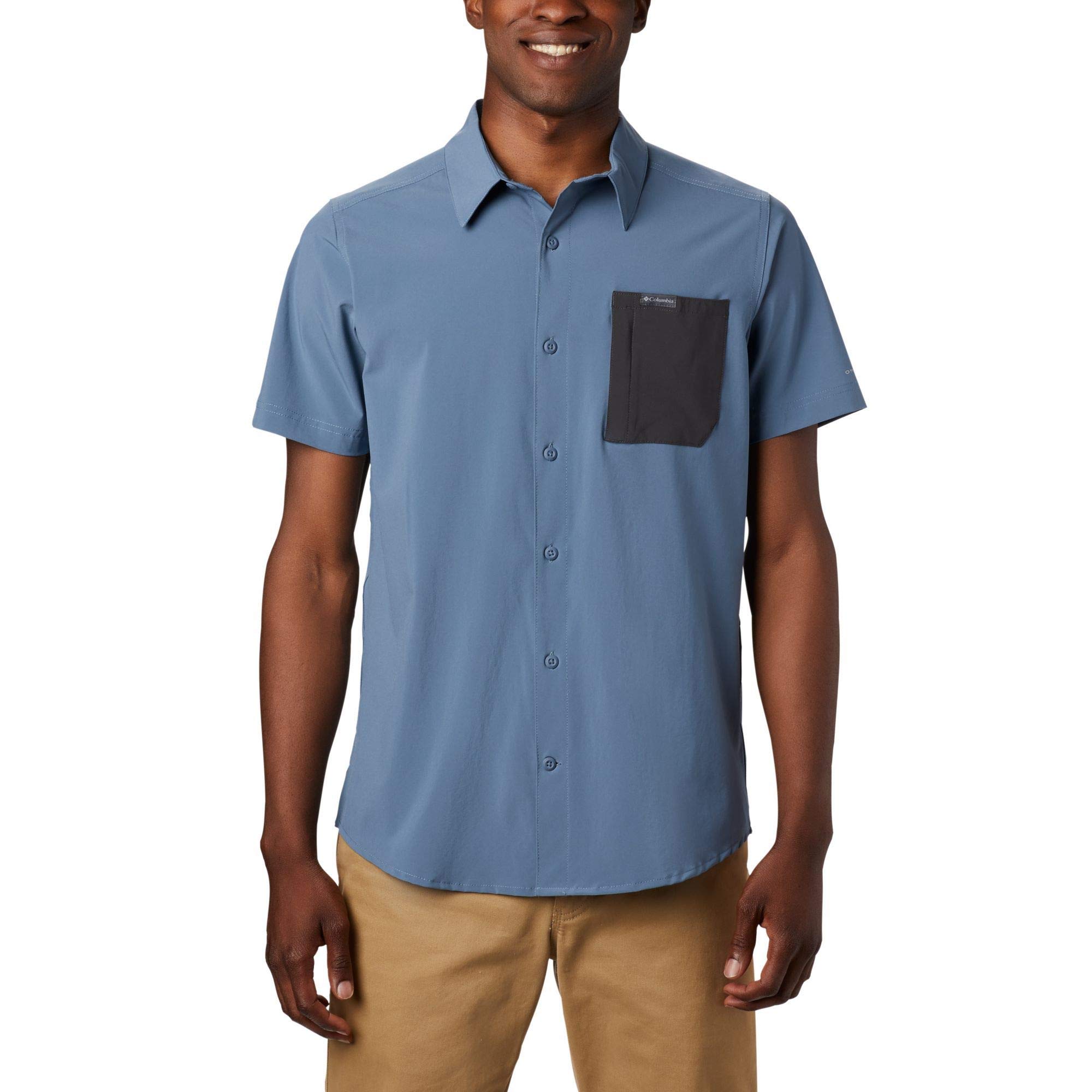 Chemise à carreaux Buffalo pour homme à manches courtes