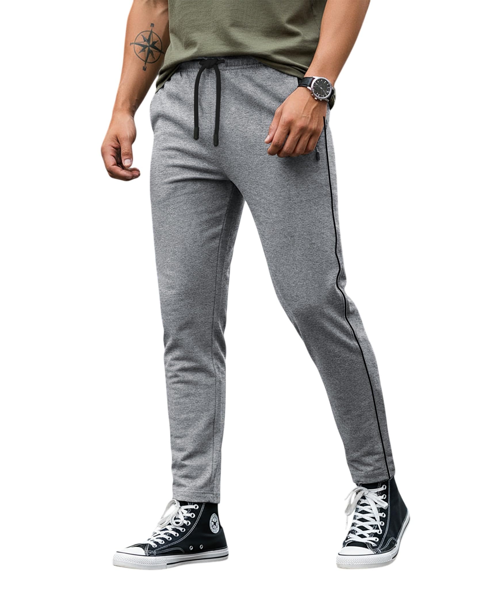 feel track Men's Regular Fit Track Pants-picture-34