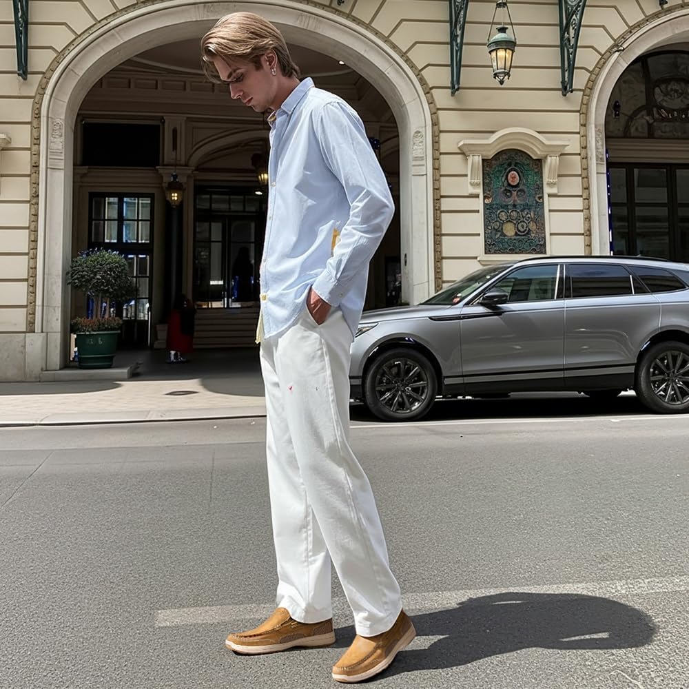 Vostey Men's Loafers & Slip-ons Casual Lightweight Boat Shoes Men - Image 2