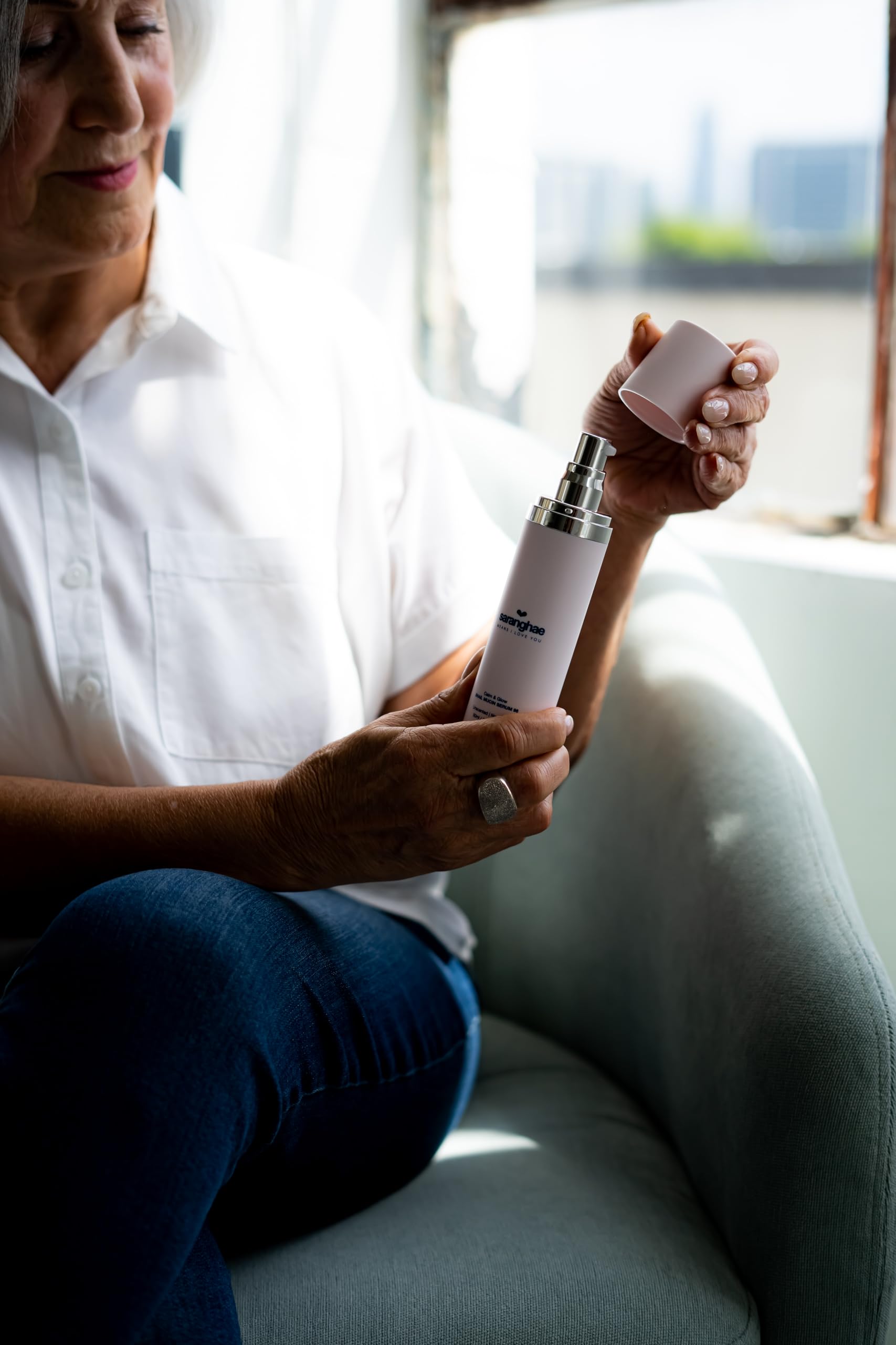 Saranghahe Snail Mucin Serum for Face with Niacinamide