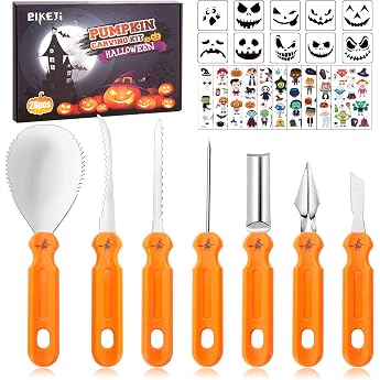 Halloween Pumpkin Carving Set 7 Pieces Pumpkin Carving Set